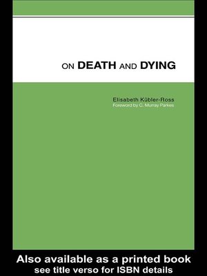 cover image of On Death and Dying